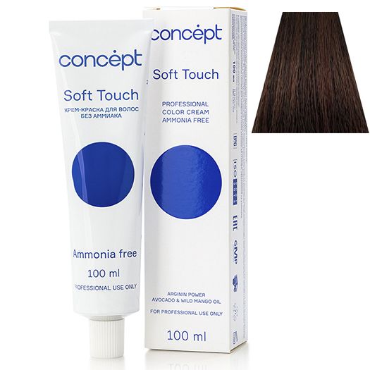 Cream-color for hair without ammonia 5.16 blond dark ash-violet Soft Touch Concept 100 ml